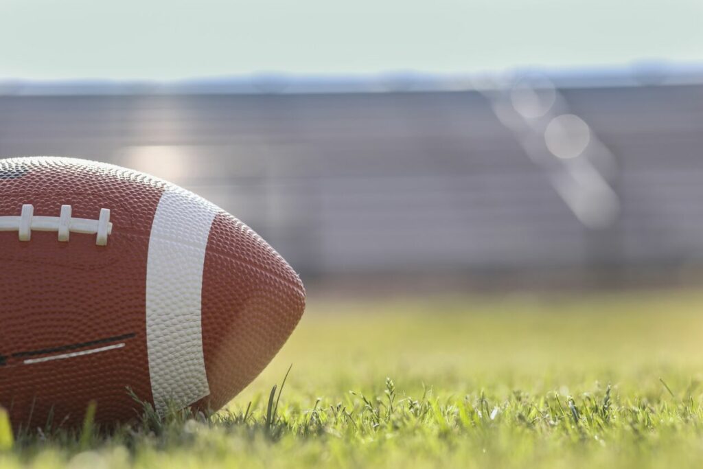 football on a field